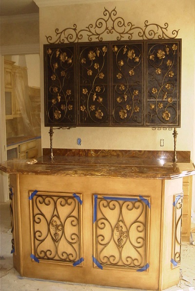 FR/AC-010 custom wrought iron by Iron Passion LLC